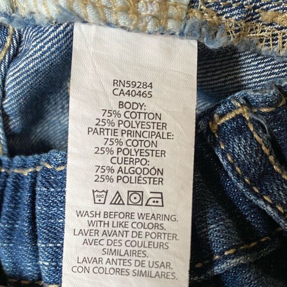 The Children's Place Toddler Girls Denim Shortie Shorts Size 12-18 M Mid Wash - Picture 14 of 14